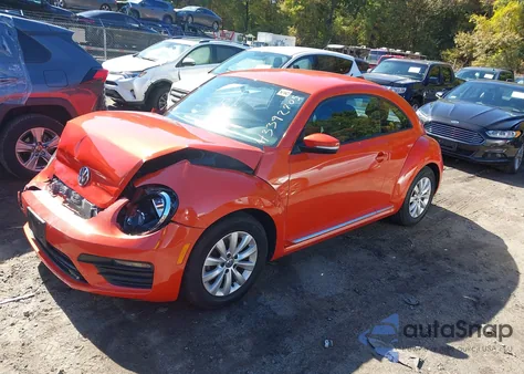 2019 Volkswagen Beetle 2.0T Final Edition Se/2.0T Final Edition Sel/2.0T S из США, поврежденный, VIN 3VWFD7AT4KM709253